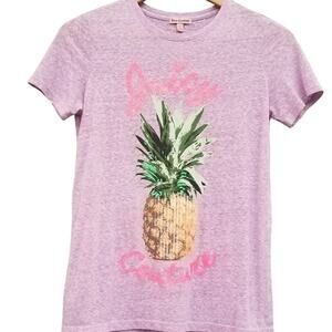 Juicy Couture | Pineapple T Shirt Pink Sparkle